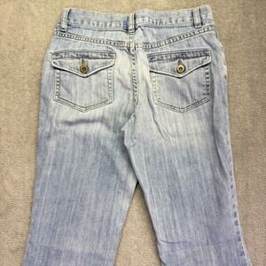 Mossimo Supply Co Womens Jeans Size 3 Light Wash Bootcut Flare Bell Bottom Denim